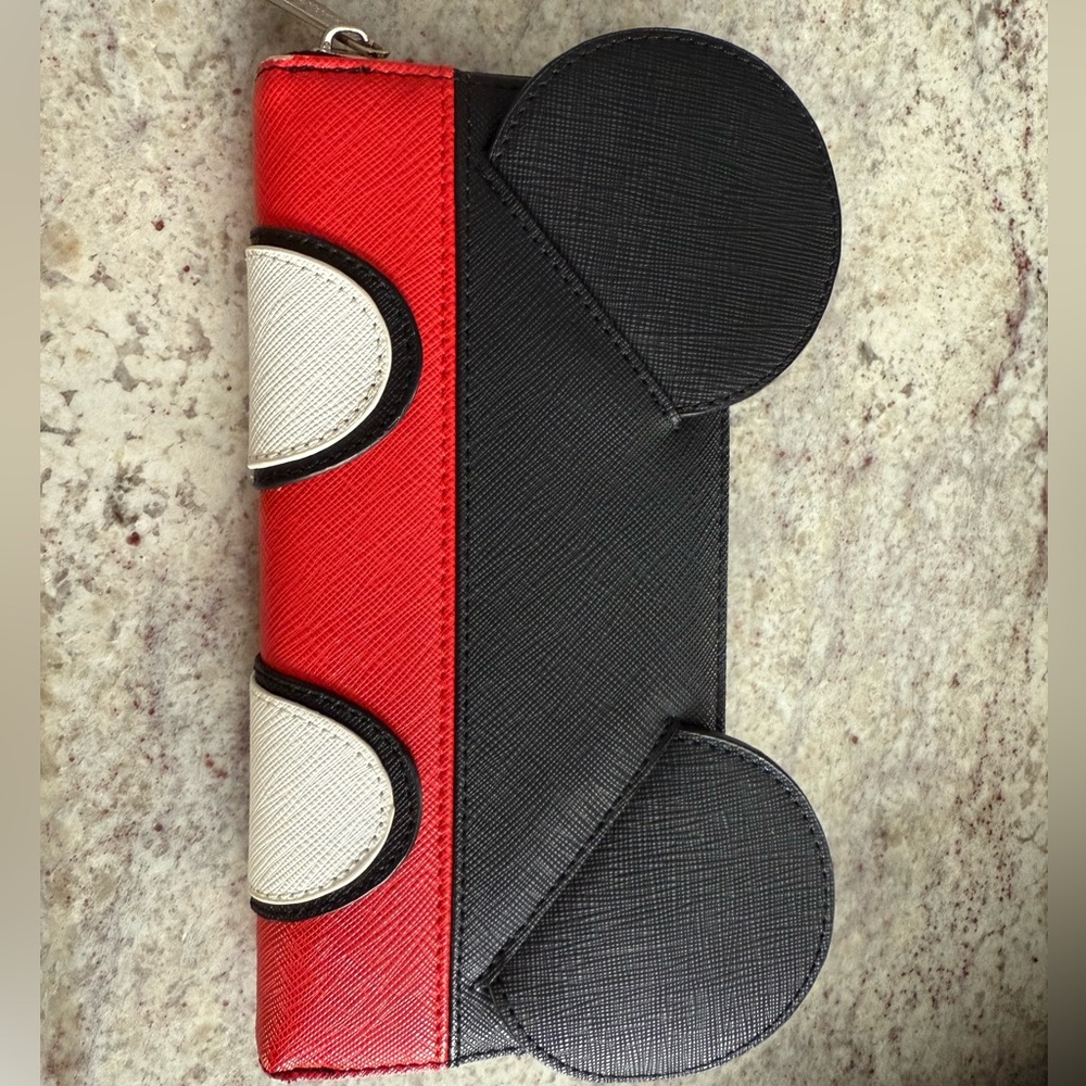 Loungefly Disney Mickey Mouse 3D Ears Zip-Around Wallet